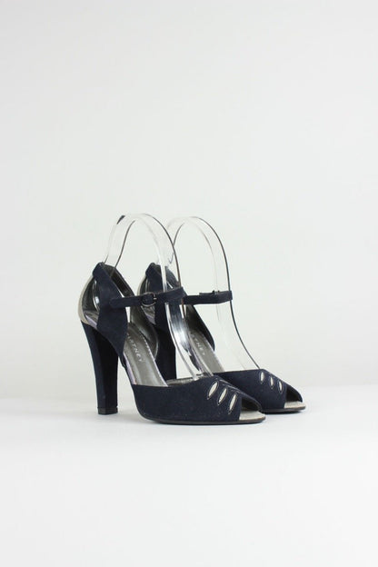 STELLA MCCARTNEY Peep-Toe Heeled Sandal - 37.5 IT | 7.5 US
