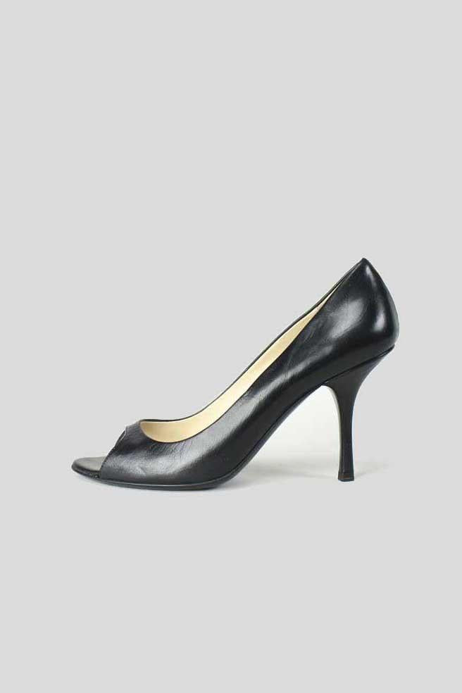 PRADA Peep Toe Pumps - 36.5 IT | 6.5 US
