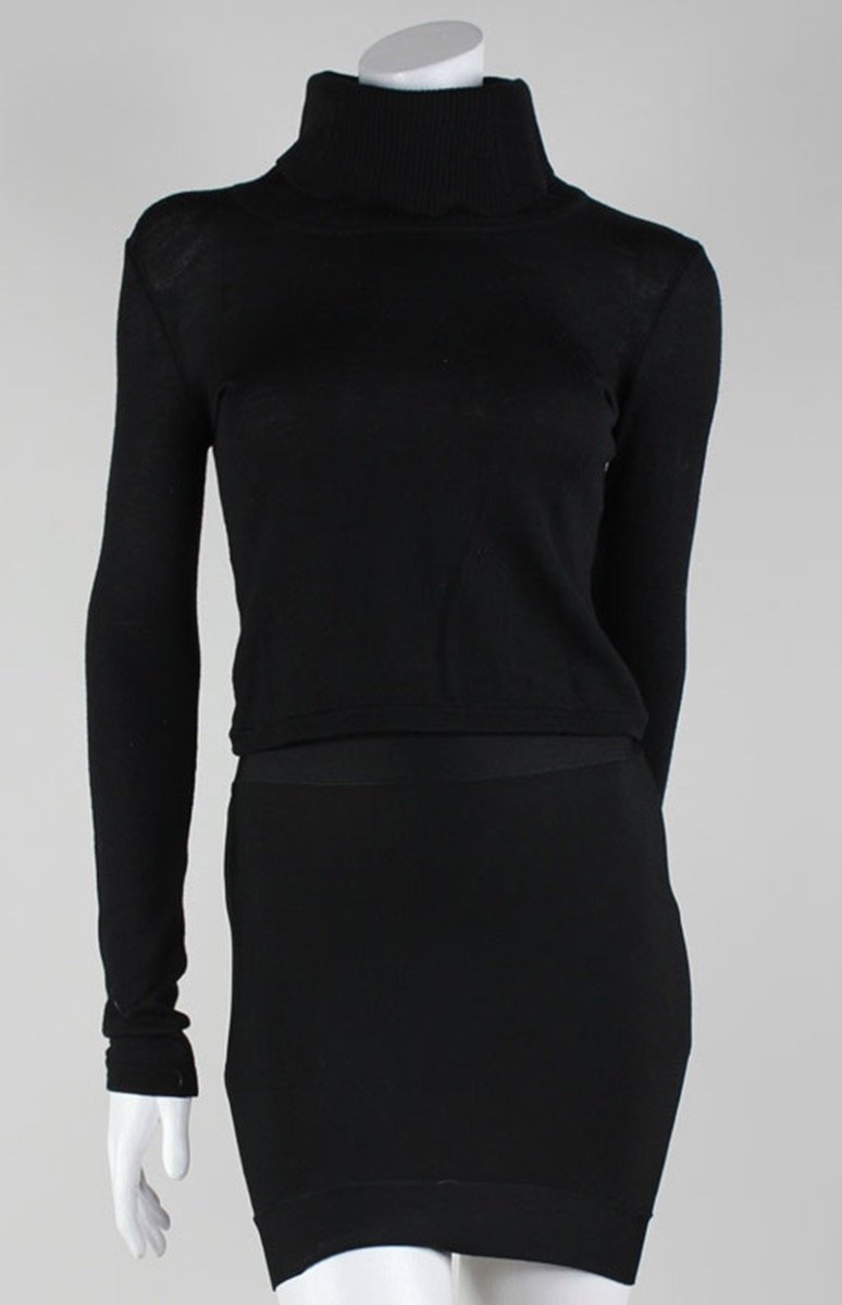 Helmut Lang Long Sleeve Turtleneck Sweater Petite