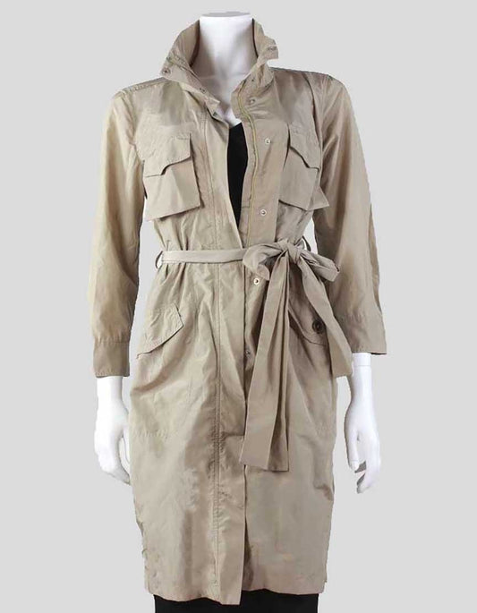 MaxMara Weekend Three Quarter Length Trench Coat - 8 US