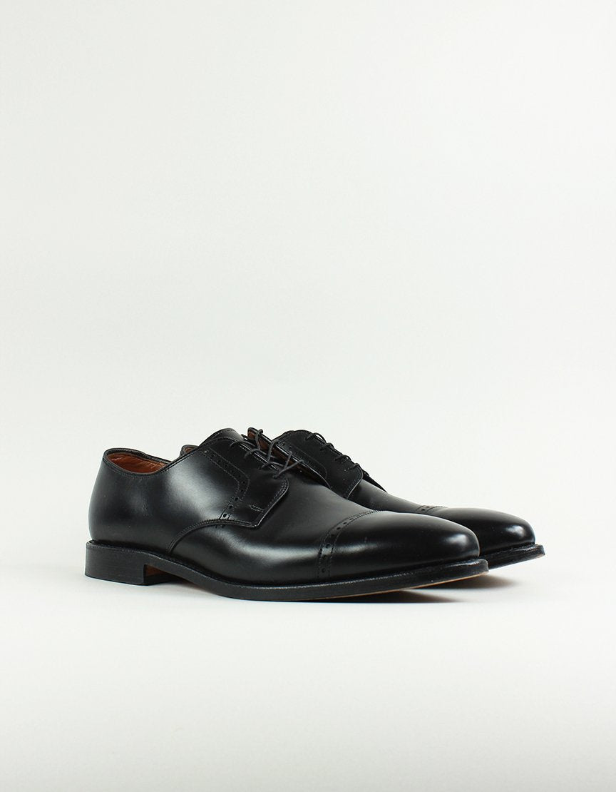 Allen Edmonds Clifton Black Leather Brogue Lace Up Shoes - 13D US
