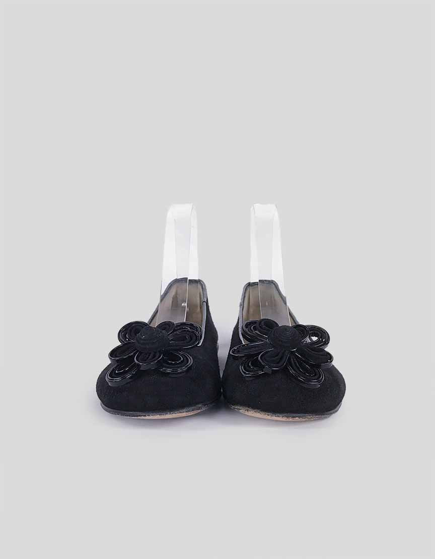 TARYN ROSE Ballet Flats With Floral Detail - 38 IT | 8 US