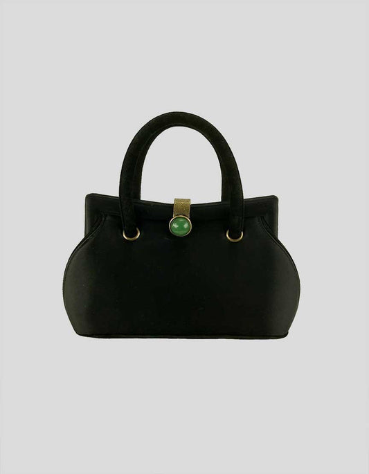 Shanghai Tang Black Evening Bag