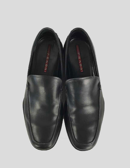 PRADA Slip On Leather Loafers - 9.5 US