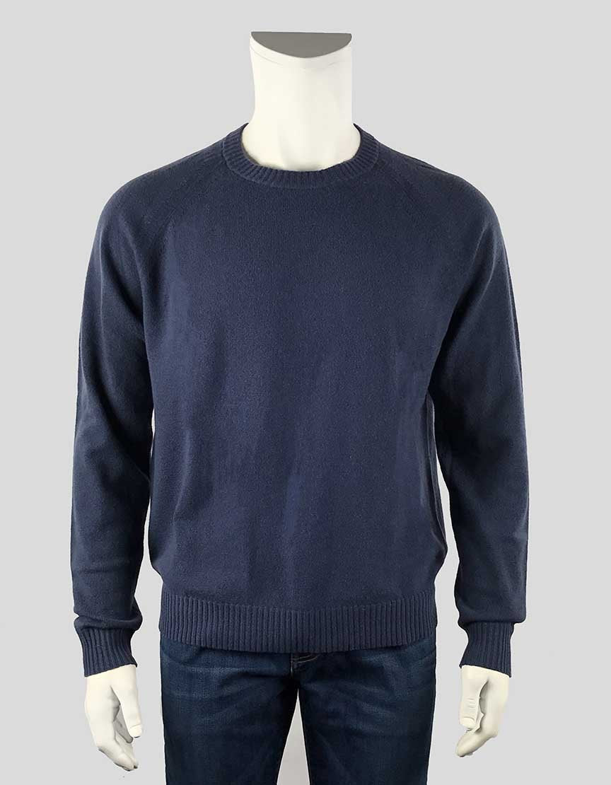 Theory Purple Crewneck Cashmere Sweater X Large