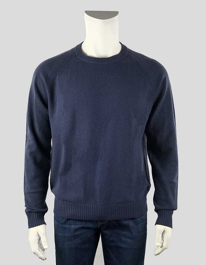 Theory Purple Crewneck Cashmere Sweater X Large
