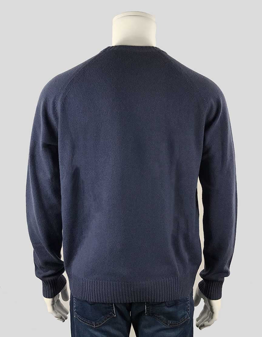 Theory Purple Crewneck Cashmere Sweater X Large