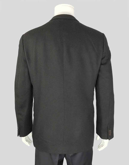 Giorgio Armani Dark Brown 100 Cashmere Three Button Front Blazer 54 It