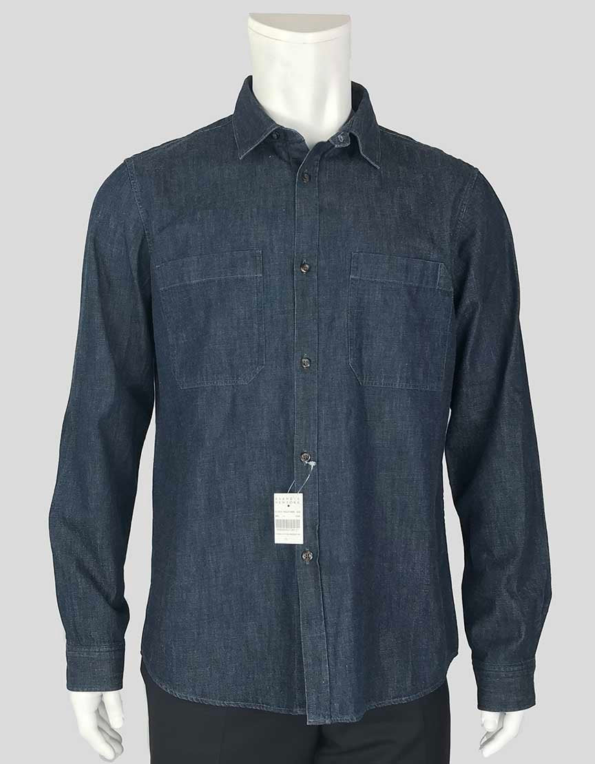A.P.C. Denim Shirt w/ Tags  - X Large