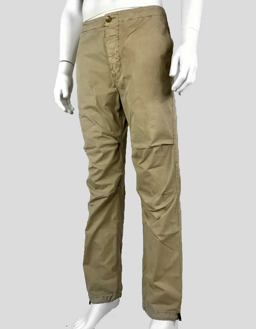James Perse Button Fly Tan Khaki Pants 32X30