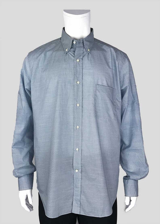 LORO PIANA  Button Down Shirt - X Large | 44-45.5