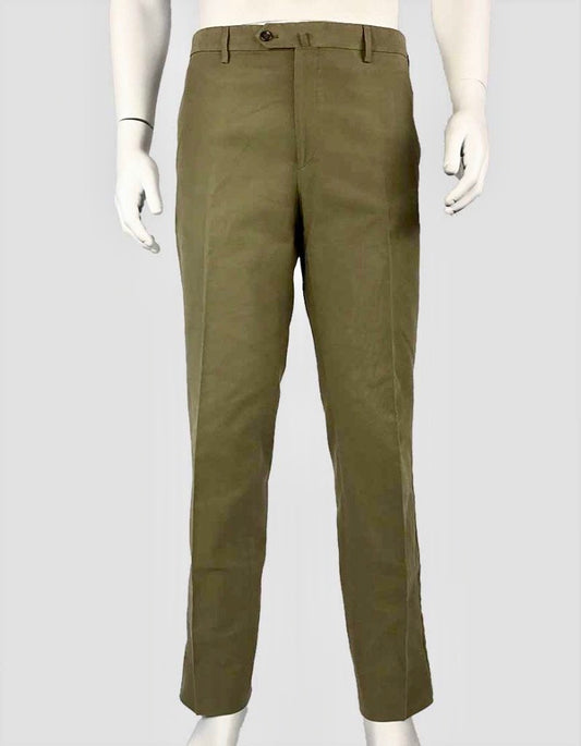 Loro Piana Men's Flat Front Four Pocket Thin Corduroy Pants Size 38X31