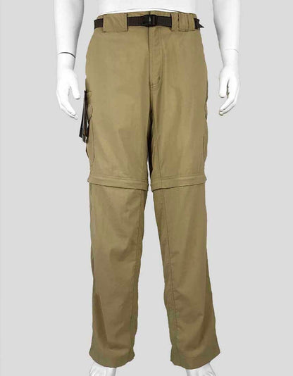 Ex Officio Men's Khaki Amphi Convertible Pants 36 Regular