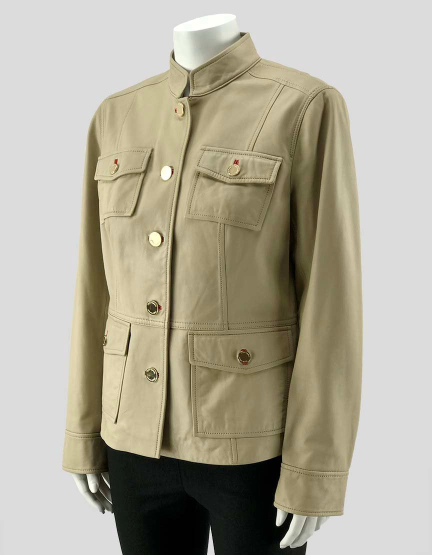 TORY BURCH Leather Jacket - 10 US