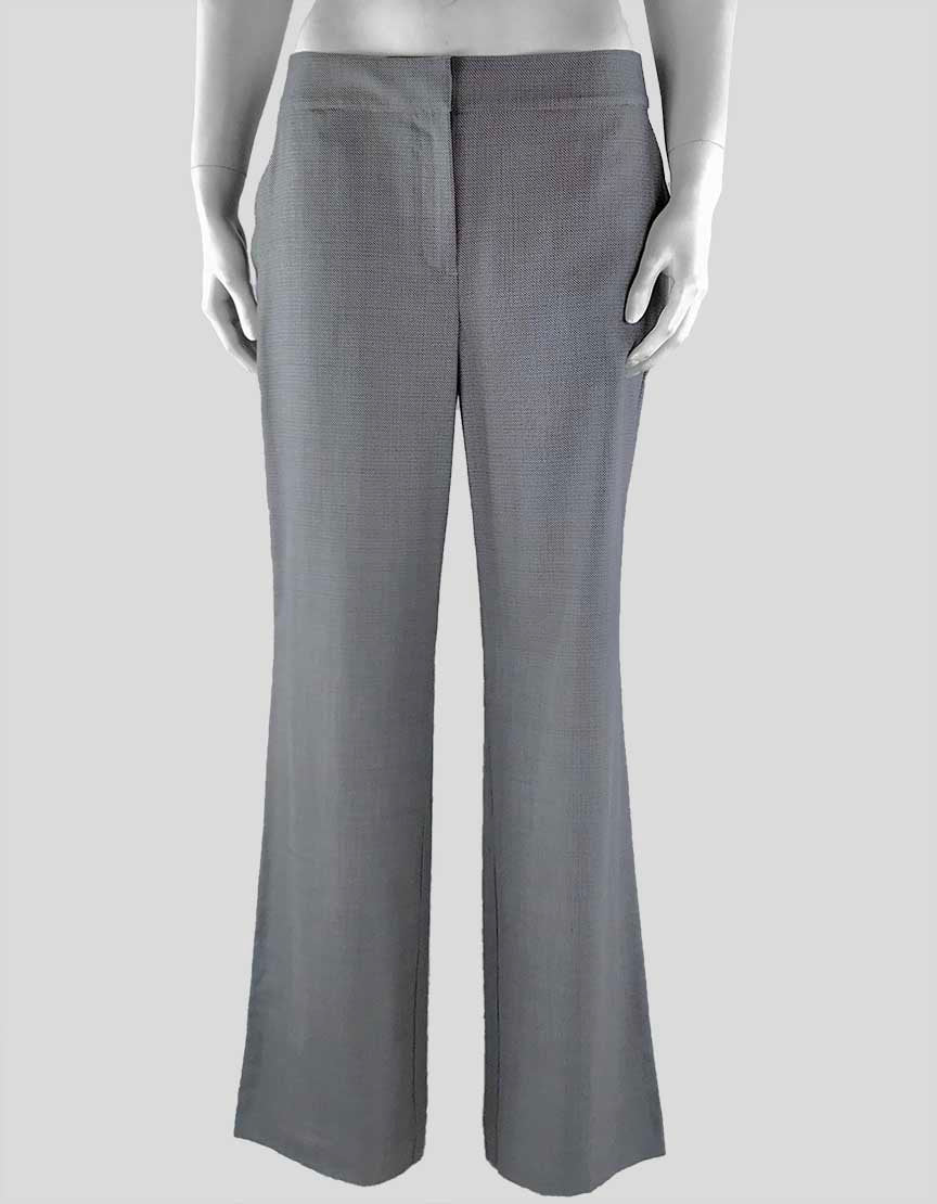 St John Grey And Black Pants In A Light Weight Wool Size 6 US