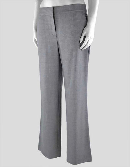 St John Grey And Black Pants In A Light Weight Wool Size 6 US