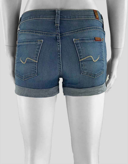 7 For All Mankind Denim Shorts 24 Waist