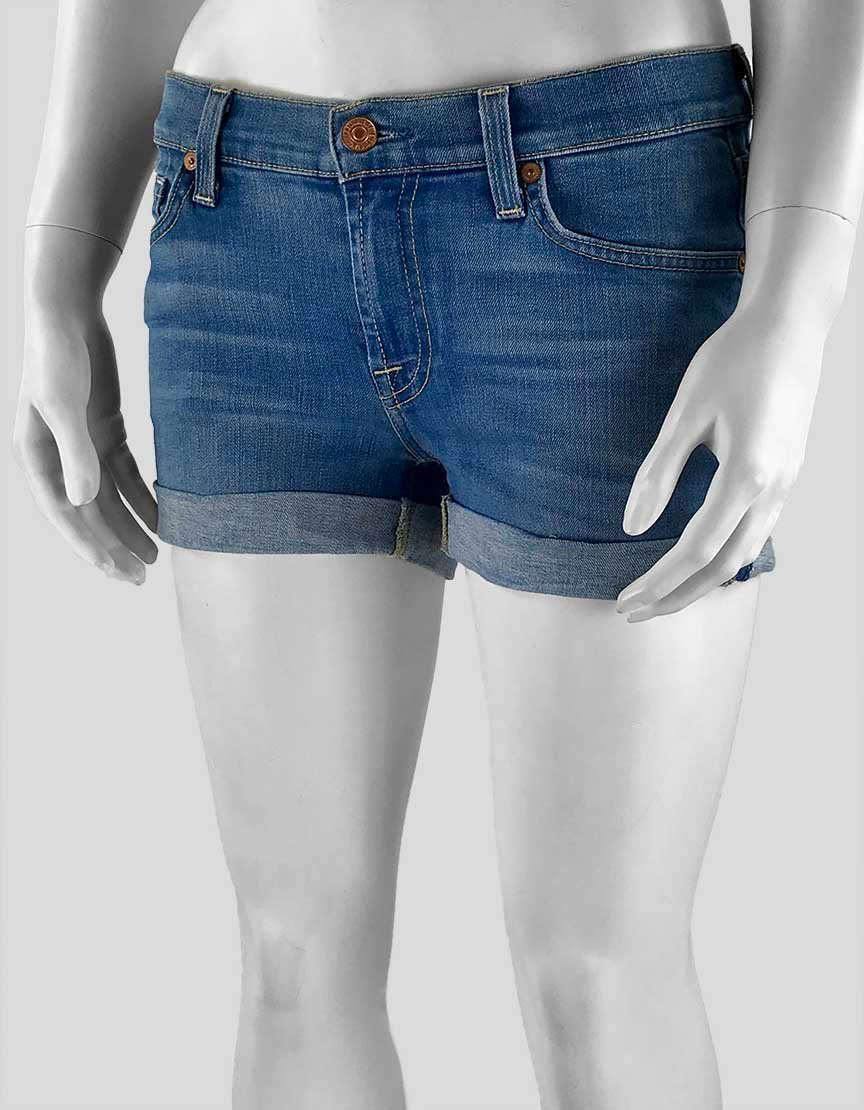 7 For All Mankind Denim Shorts 24 Waist