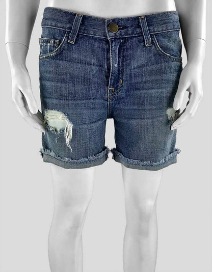 Current Elliott Boyfriend Denim Shorts Size 24