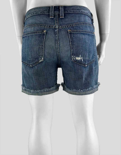 Current Elliott Boyfriend Denim Shorts Size 24