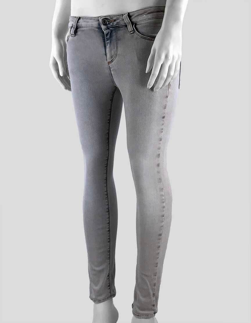 IRO 5-Pocket Skinny Faded Grey Wash Jeans - 25 US