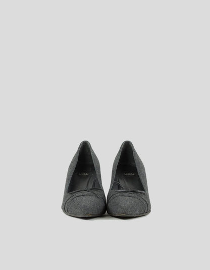 Stuart Weitzman Kitten Heel Closed Toe Pumps - 8M US