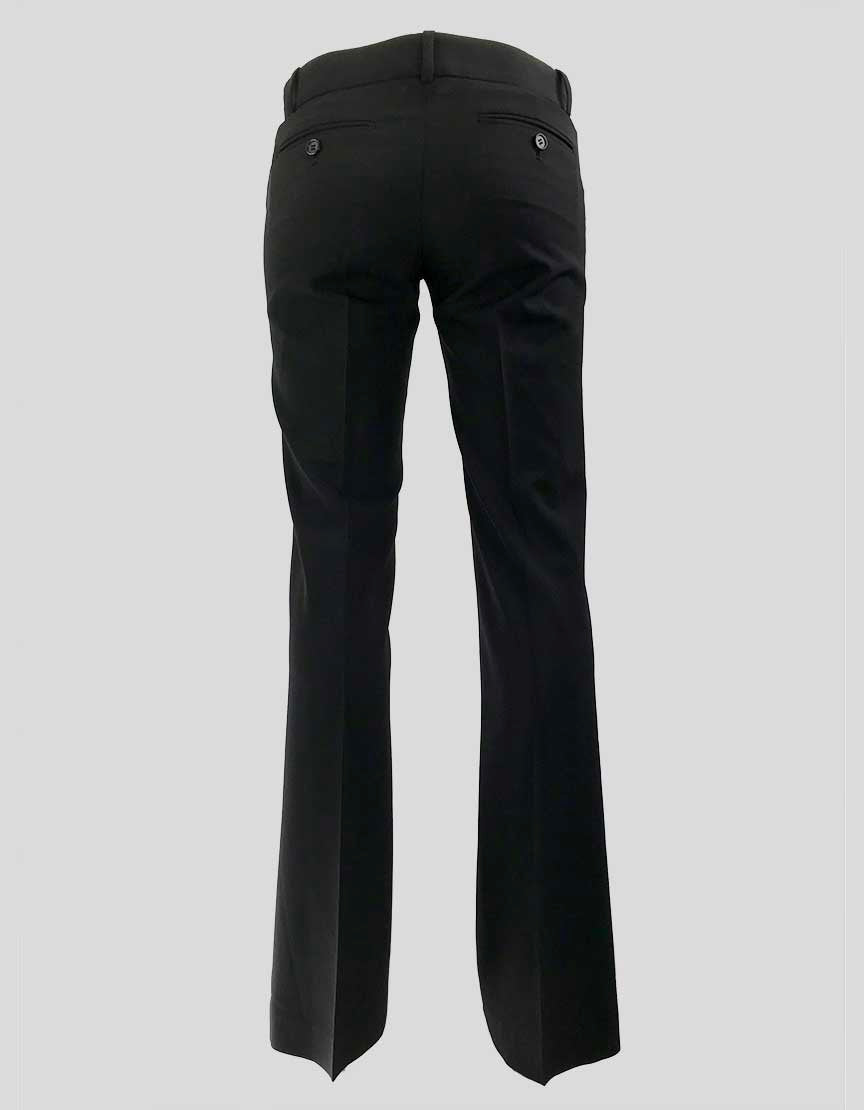 Theory Black Classic Wide Leg Pants 0 US