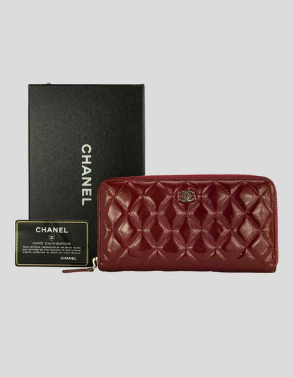 Chanel Zip Around Wallet