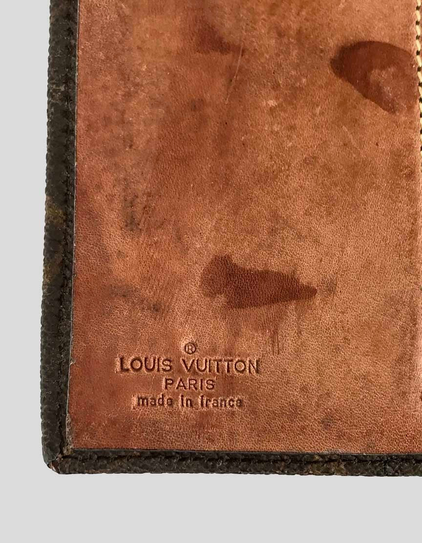 Vintage LOUIS VUITTON Toile Monogram Foldover Wallet