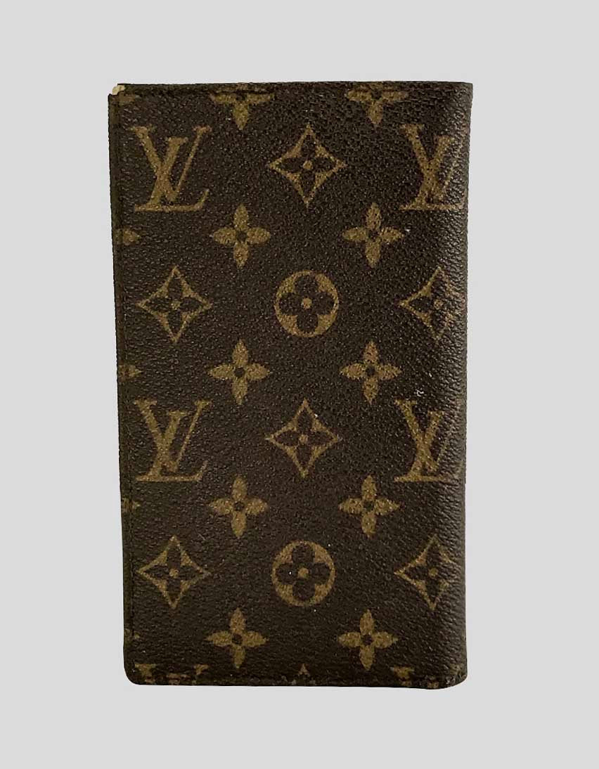 Vintage LOUIS VUITTON Toile Monogram Foldover Wallet
