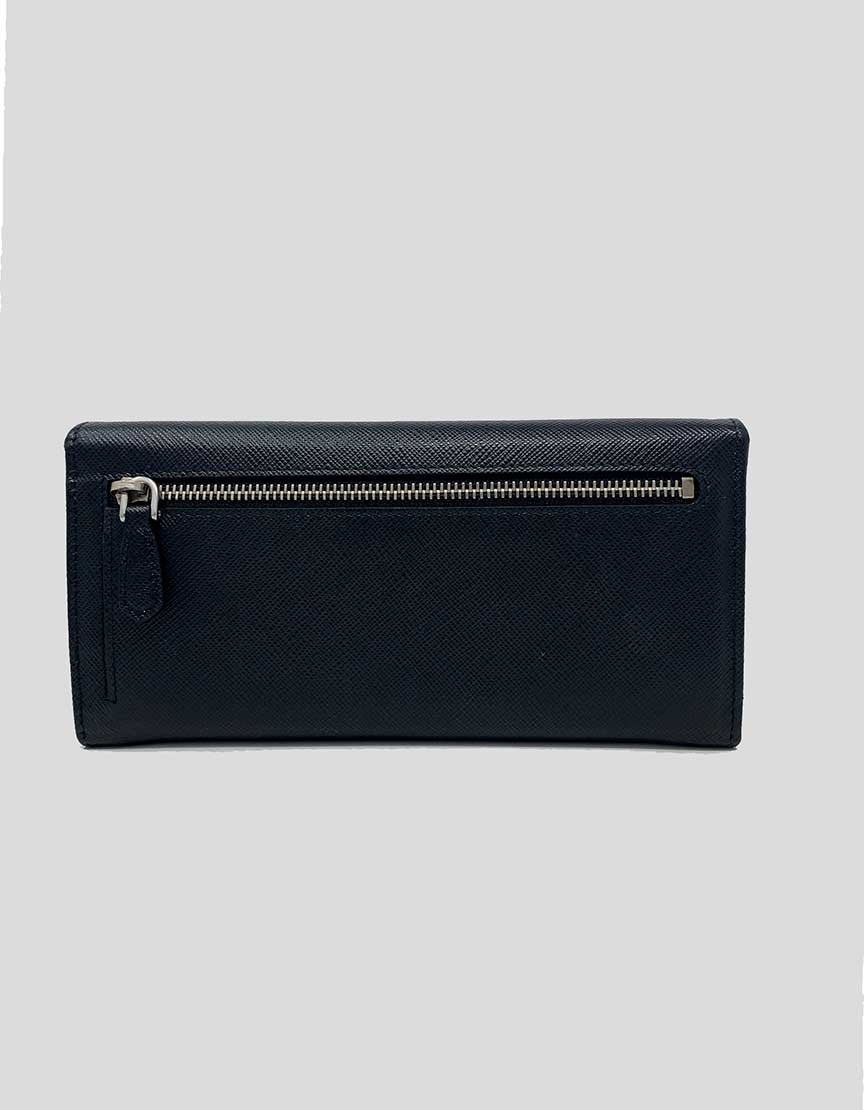 Prada Large Saffiano Leather Wallet