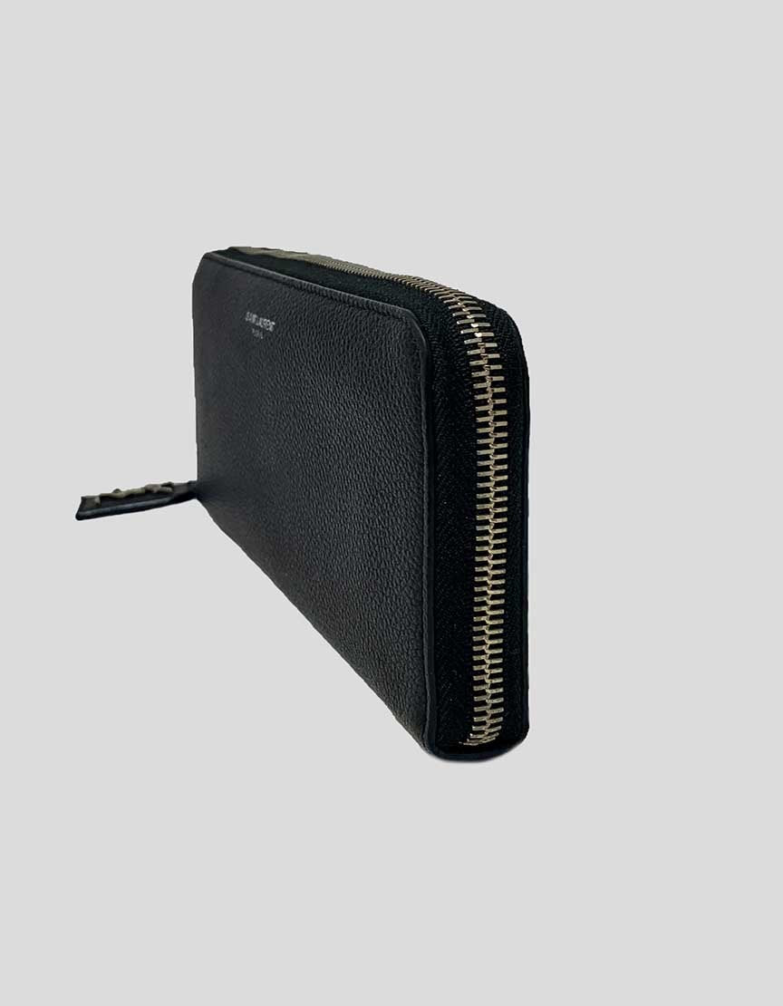 Saint Laurent Rive Gauche Zip Around Wallet