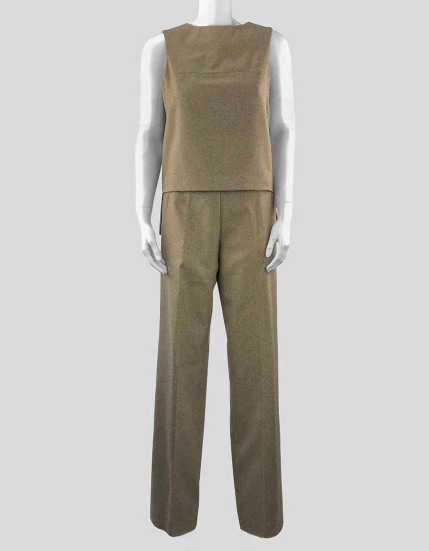 TSE Tan Cashmere Pant Set for women - 10 US