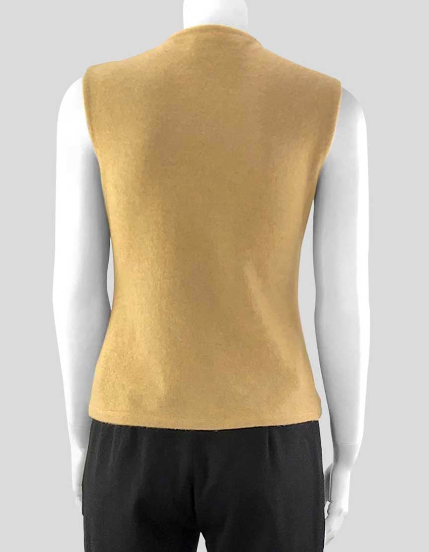 Alberta Ferretti Wool and Cashmere Sleeveless Top - 42 IT | 8 US