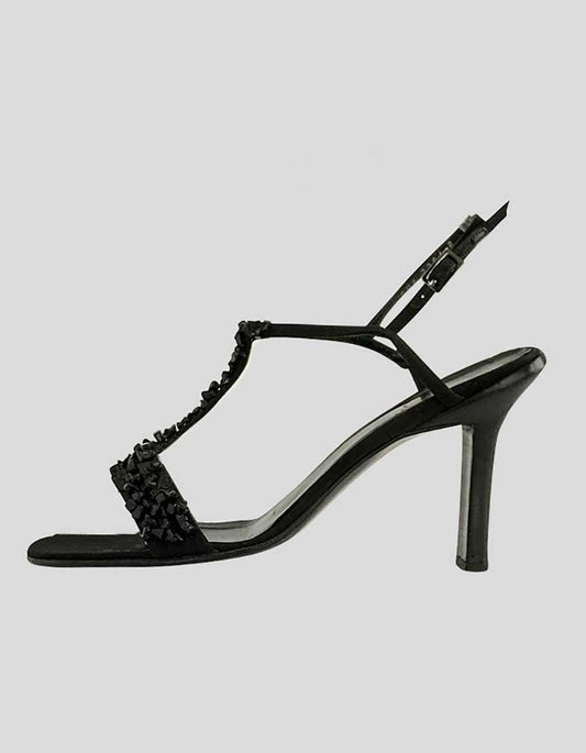 Gucci Black Evening Sandals - 7.5 B US