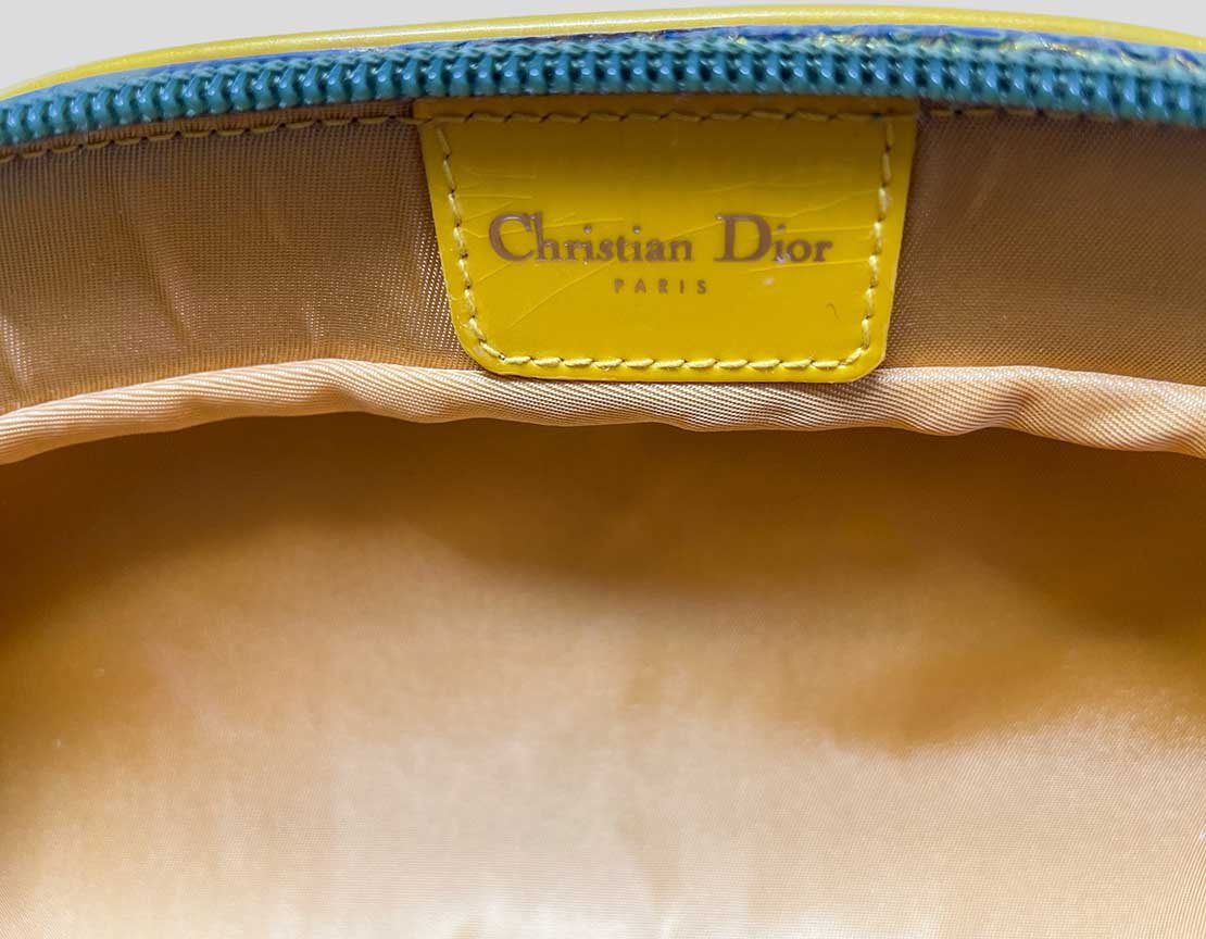 Christian Dior Croc Embossed Vintage Bag