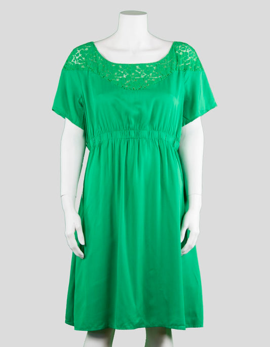 Rosie Pope Charlotte Dress Short Sleeved Lace Design To The Knee Maternity Dress Medium