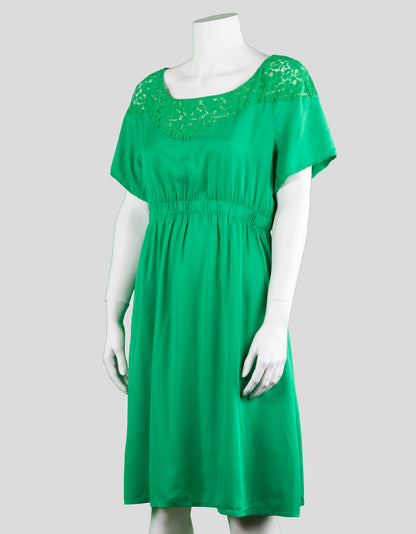 Rosie Pope Charlotte Dress Short Sleeved Lace Design To The Knee Maternity Dress Medium
