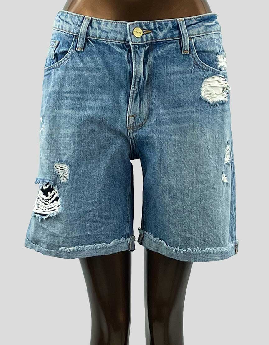 Frame Le Grand Garcon Denim Shorts Size 30 US