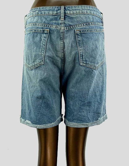Frame Le Grand Garcon Denim Shorts Size 30 US