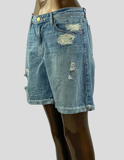 Frame Le Grand Garcon Denim Shorts Size 30 US