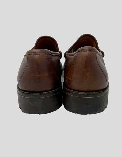 GUCCI Leather Loafers - 9 US