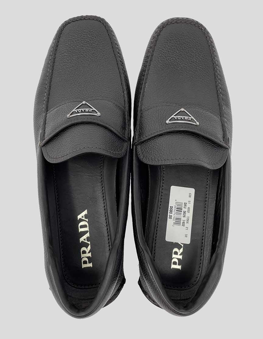Prada Men's Brown Calzature Uomo Driving Shoes 8.5 US – LuxAnthropy