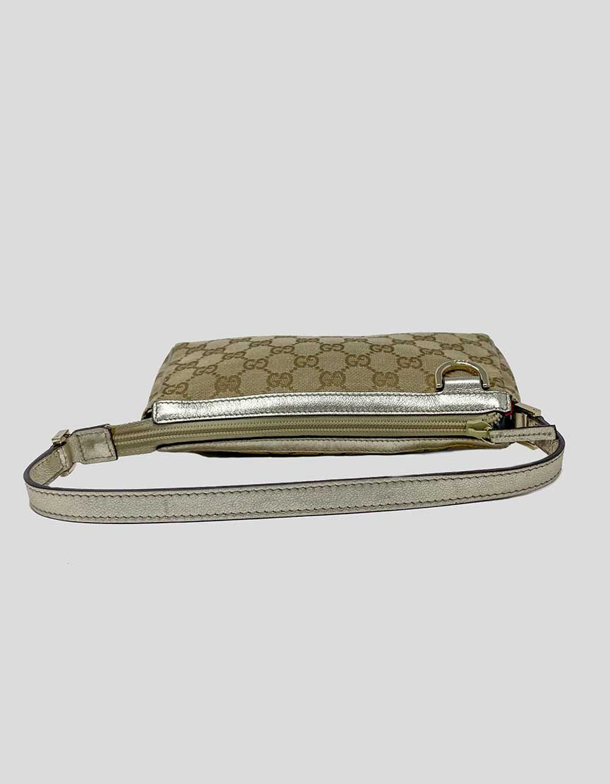 Gucci Gg Canvas Abbey D Ring Pochette