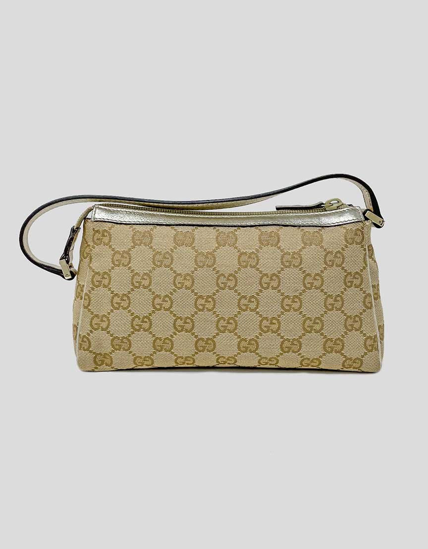 Gucci Gg Canvas Abbey D Ring Pochette