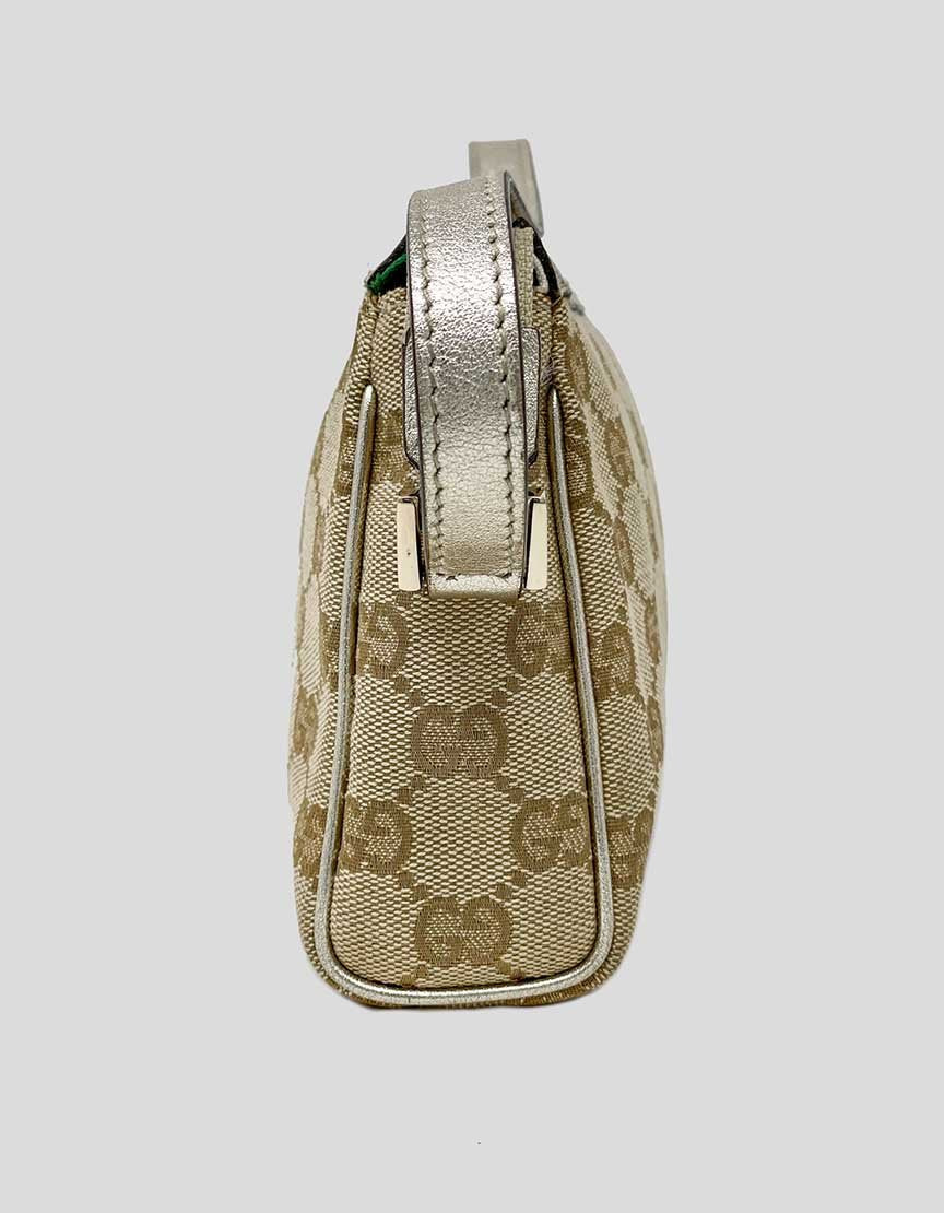 Gucci Gg Canvas Abbey D Ring Pochette