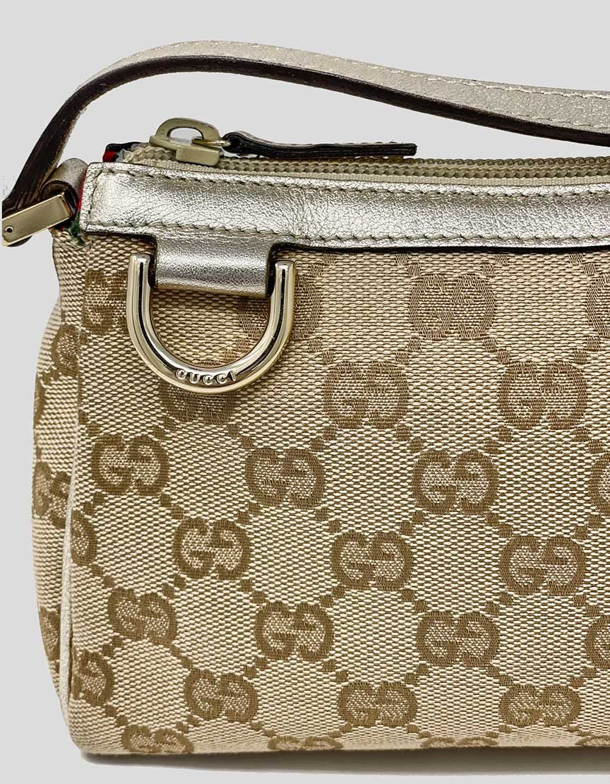 Gucci Gg Canvas Abbey D Ring Pochette