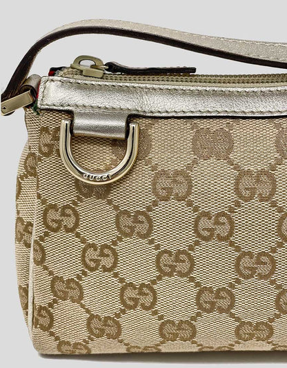 Gucci Gg Canvas Abbey D Ring Pochette