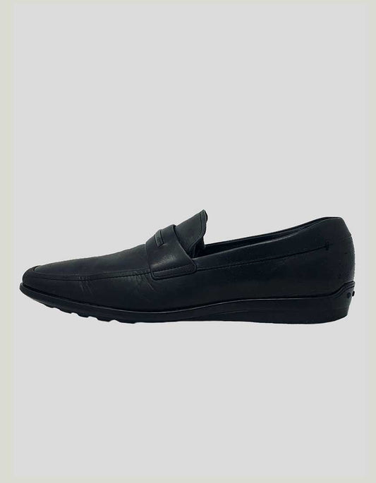 TOD's Black Loafers Men