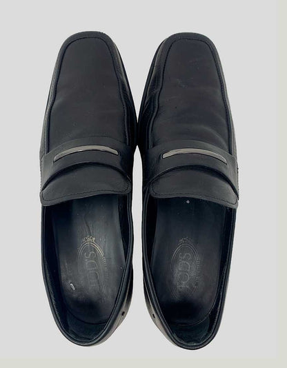 TOD's Black Loafers Men